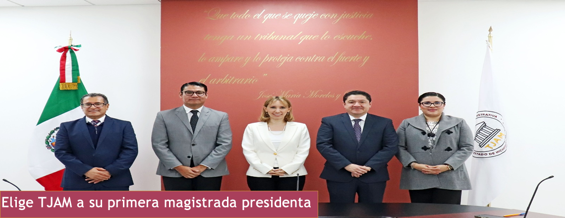 Elige a TJAM a su primera magistrada presidenta